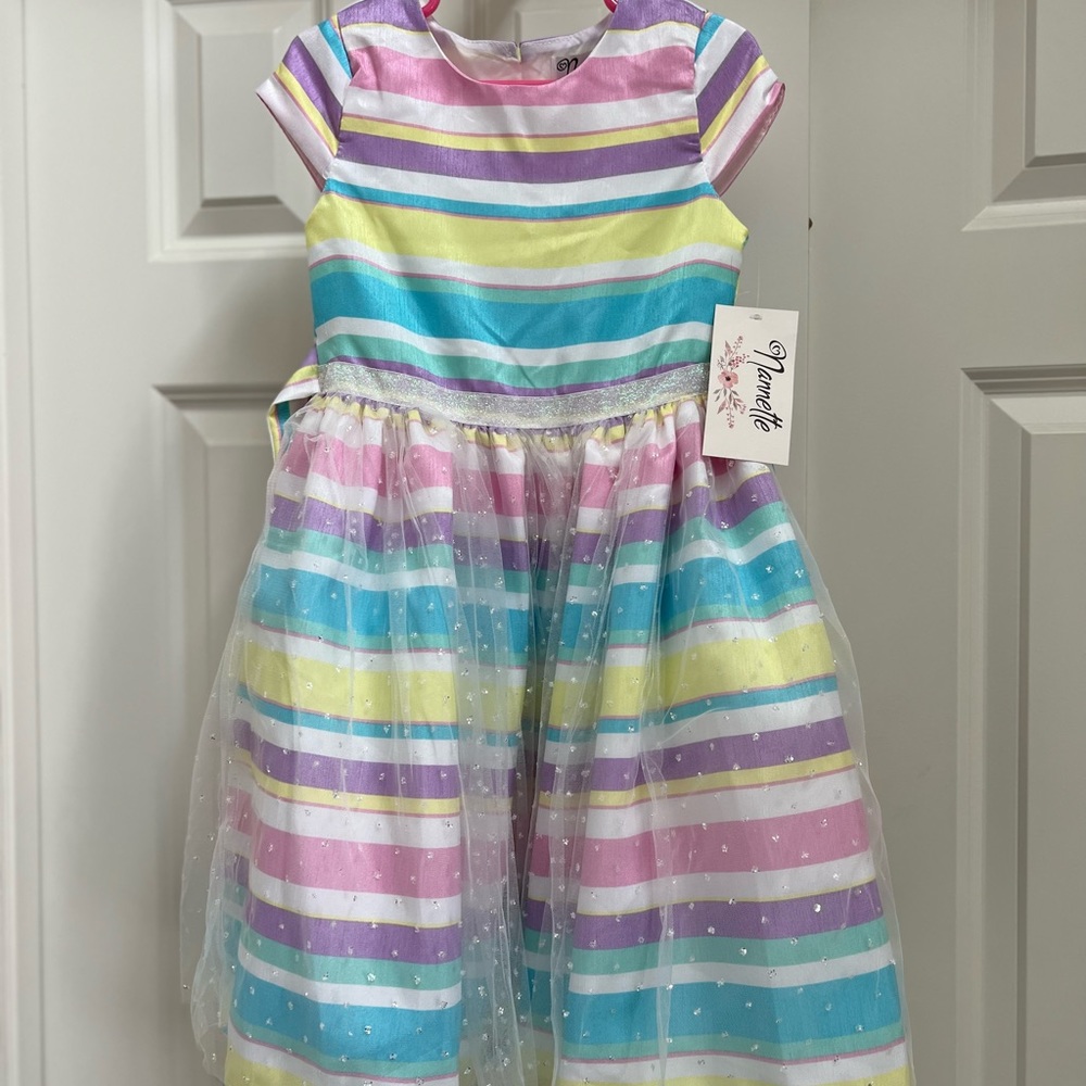 Nanette Girls Dress Easter Spring 6